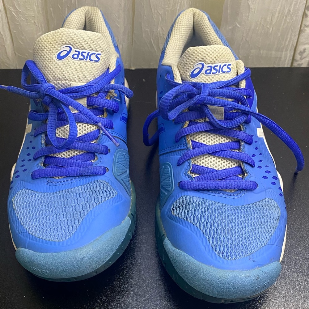 Asics Women's Gel-Challenger 12 Tennis Shoes Blue/white Size 5.5